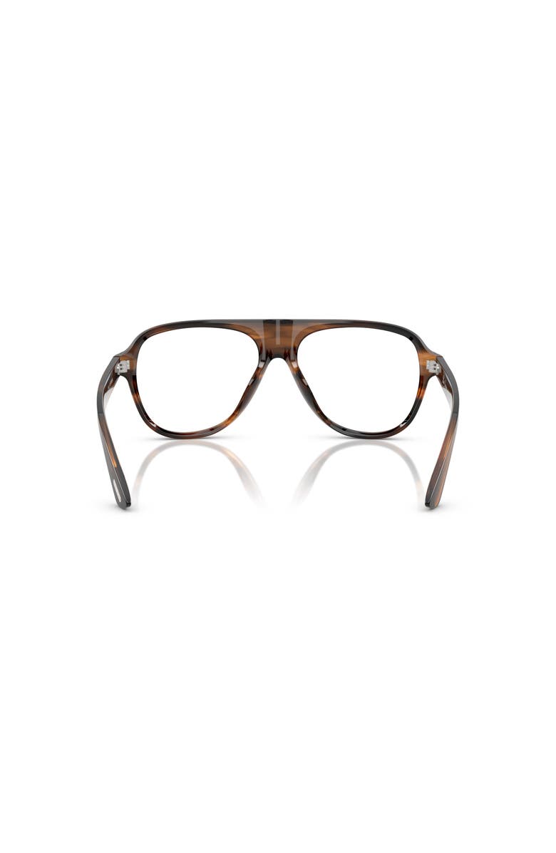 Oliver Peoples 54mm Pilot optical glasses, Alternate, color, Brown