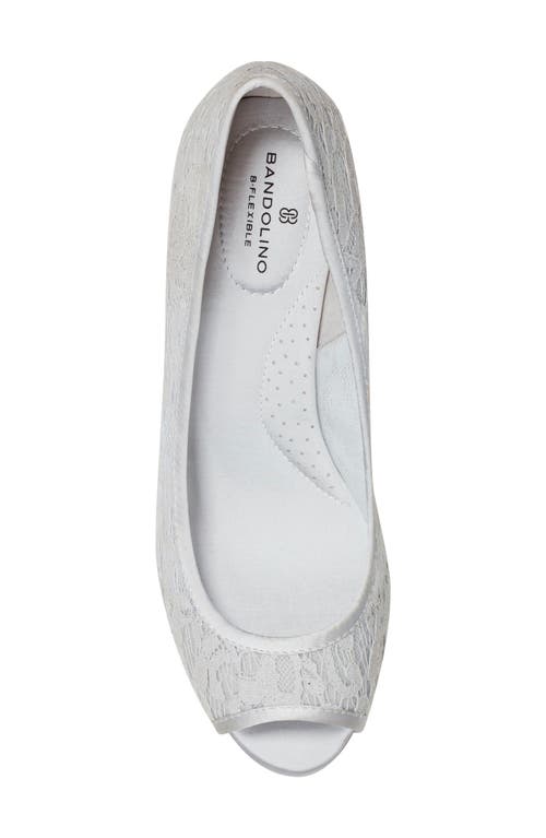 BANDOLINO BANDOLINO CANDRAS PEEP TOE WEDGE PUMP 