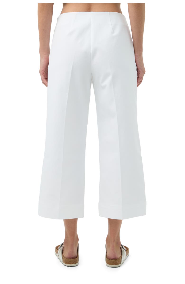 Trina Turk Fortunate Wide Leg Cropped Pant, Alternate, color, White
