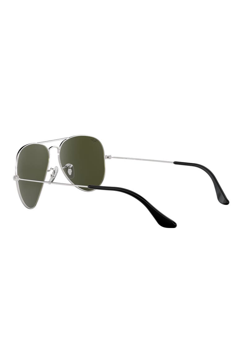 'Original Aviator' 58mm Sunglasses, Alternate, color, SILVER
