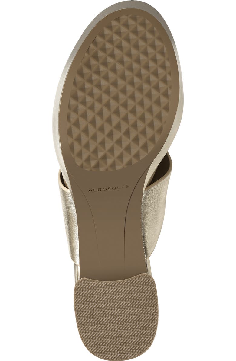 Aerosoles Camera Platform Sandal, Alternate, color, Gold Metallic Leather