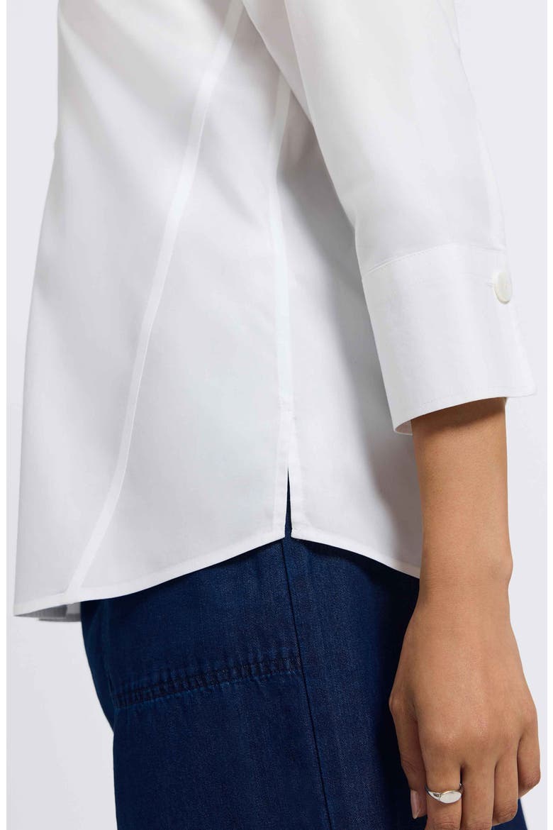 Paityn Non-Iron Cotton Shirt, Alternate, color, WHITE