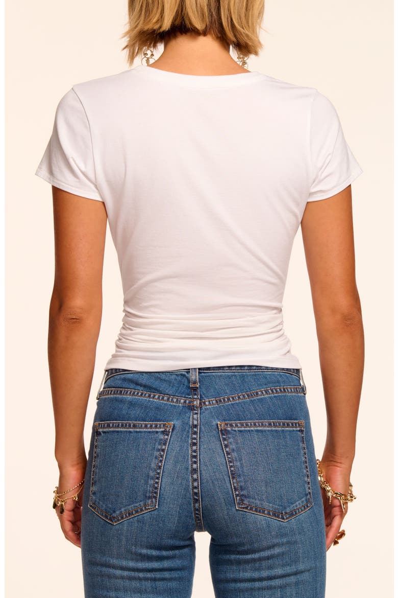 Kate Crop T-Shirt, Alternate, color, WHITE