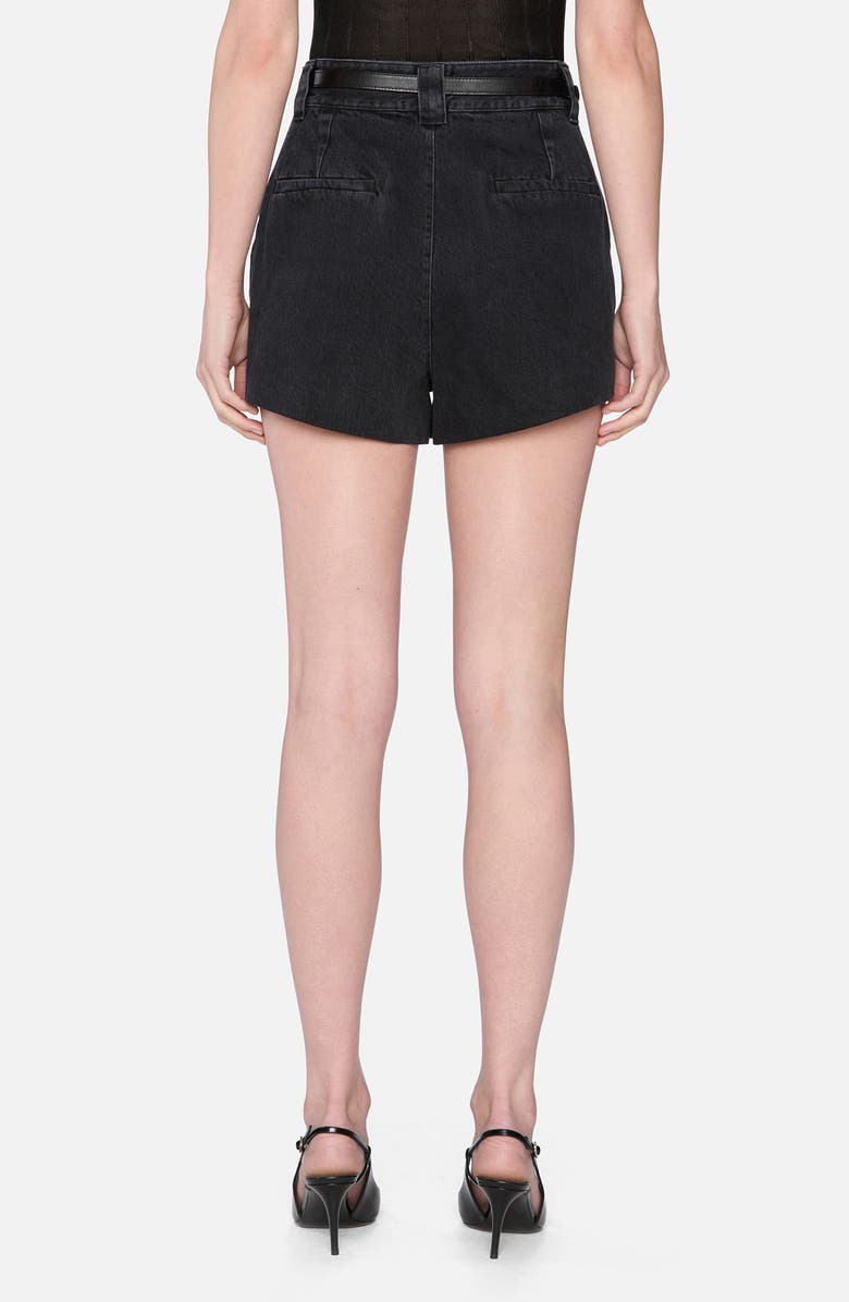 FRAME The Structural Denim Skort, Alternate, color, Axiom