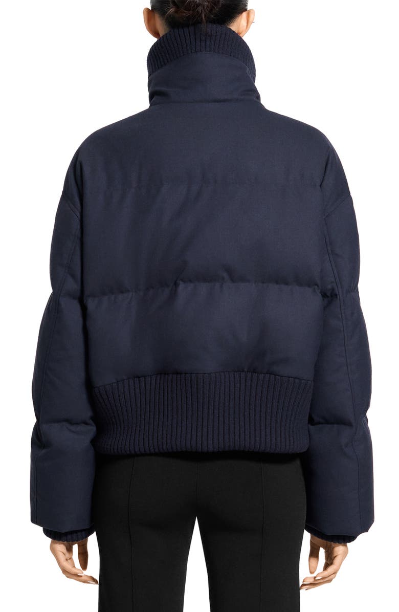 Theory Cozy Collar Puffer Jacket, Alternate, color, Dark Navy