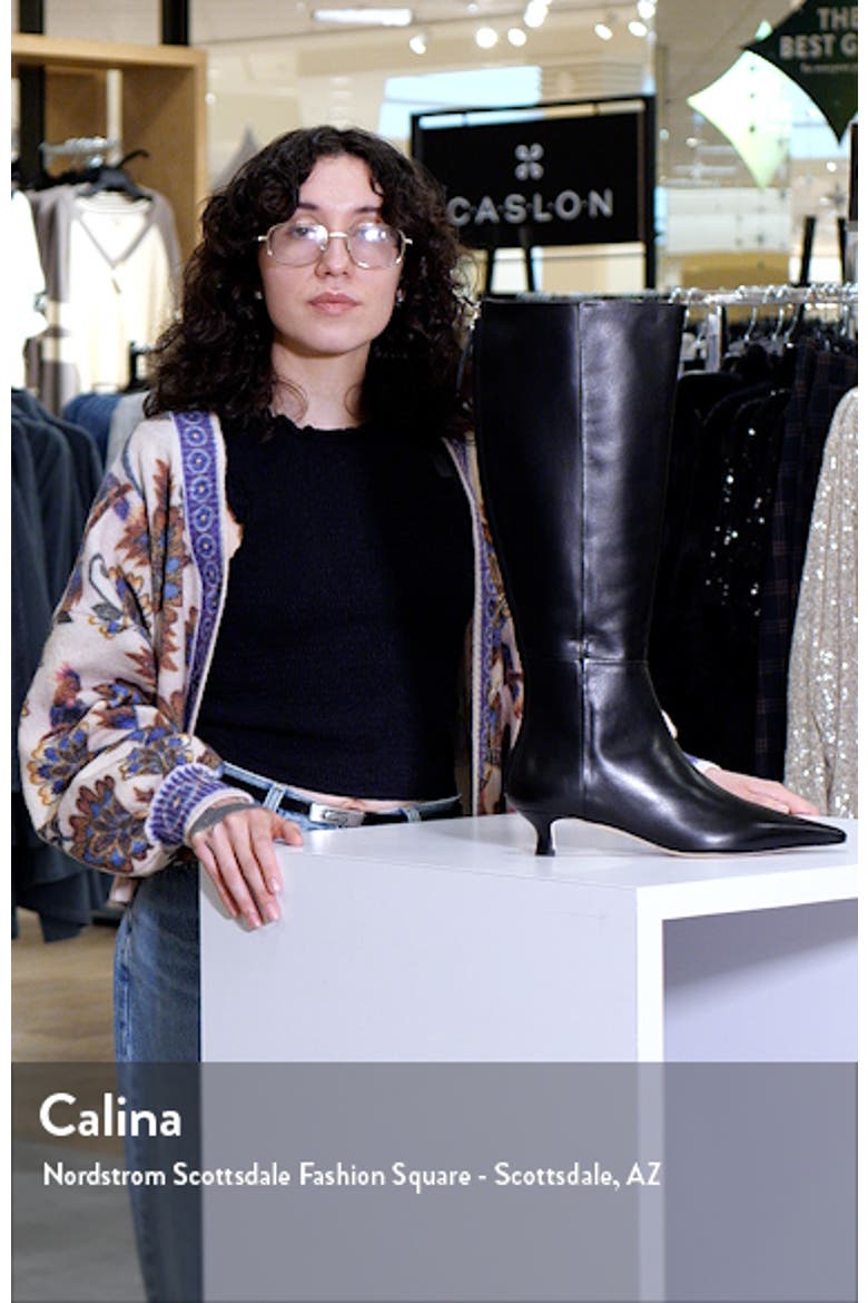 Zazie Kitten Heel Tall Boot video