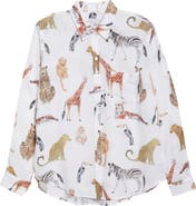 Rails Charli Linen Blend Button-Up Shirt