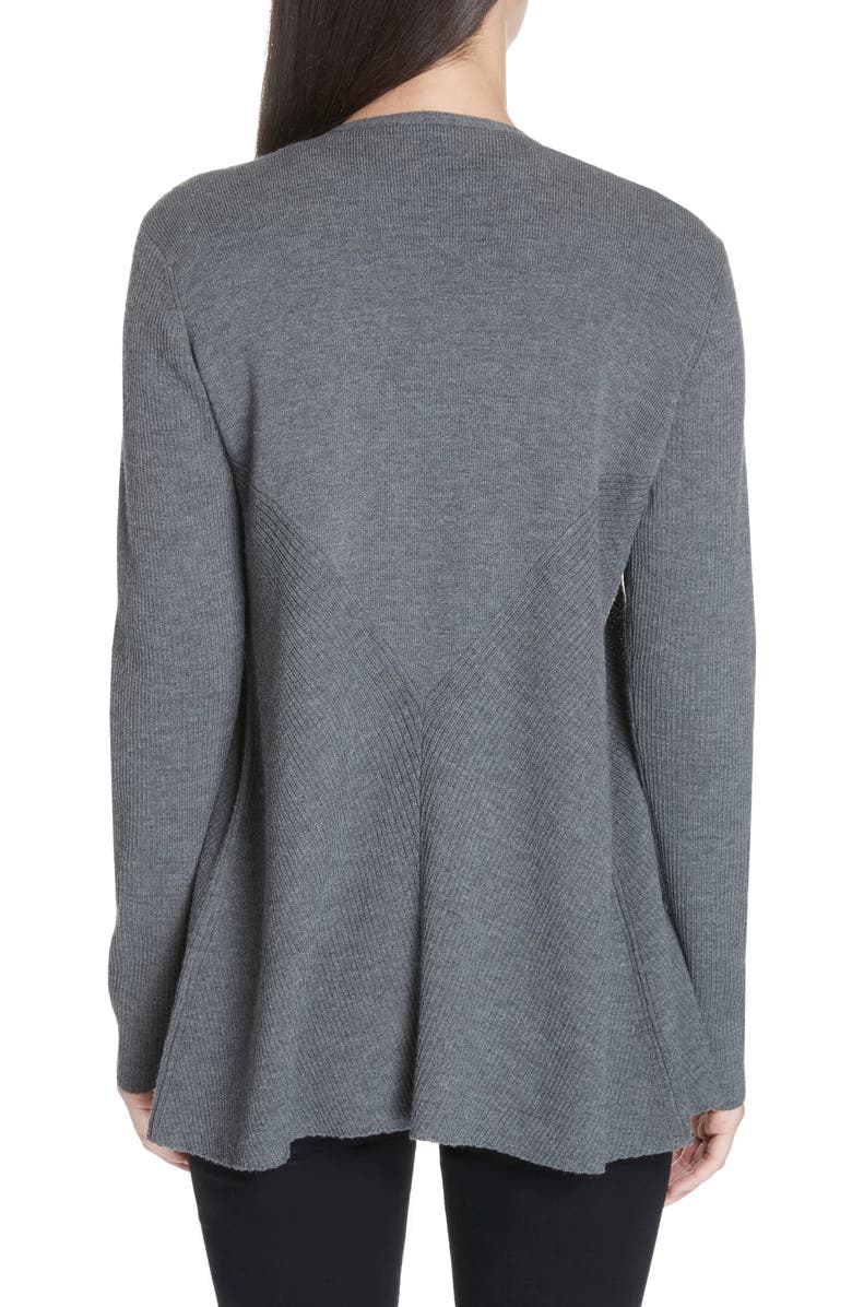 Eileen Fisher Angled Front Shaped Cardigan, Alternate, color, 