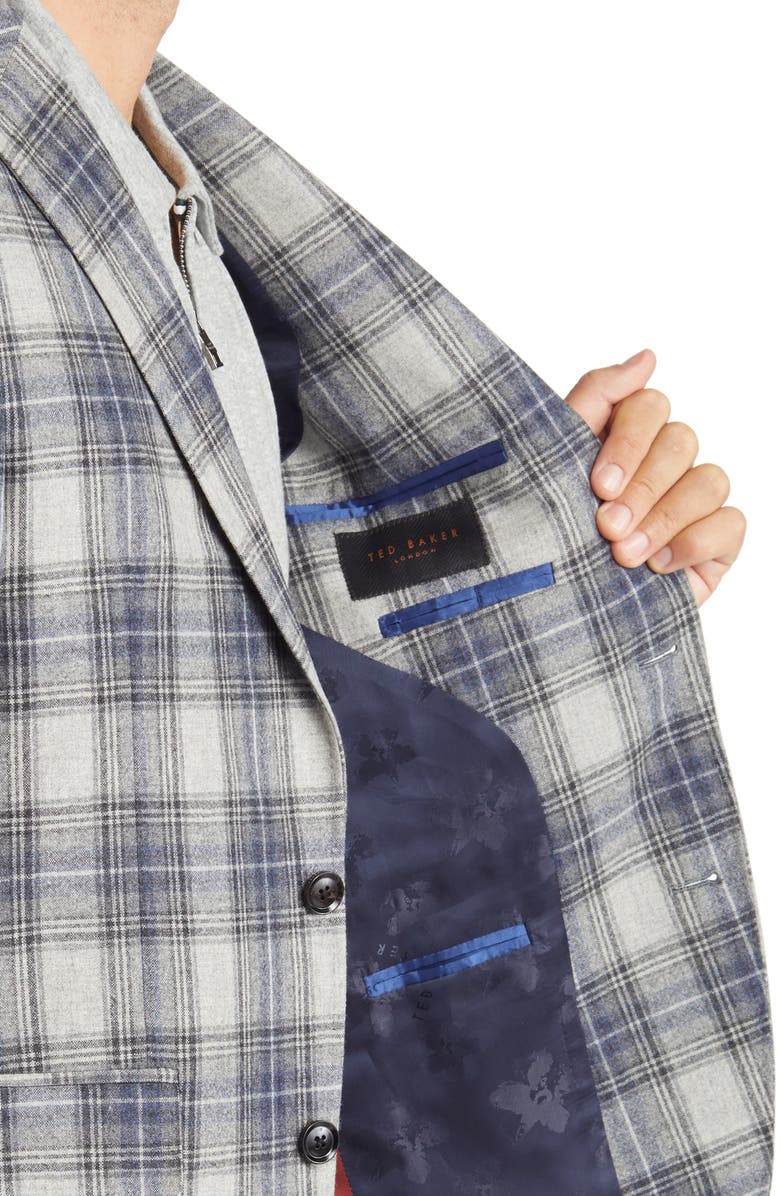 Ted Baker London Ralph Slim Fit Wool Sport Coat, Alternate, color, 