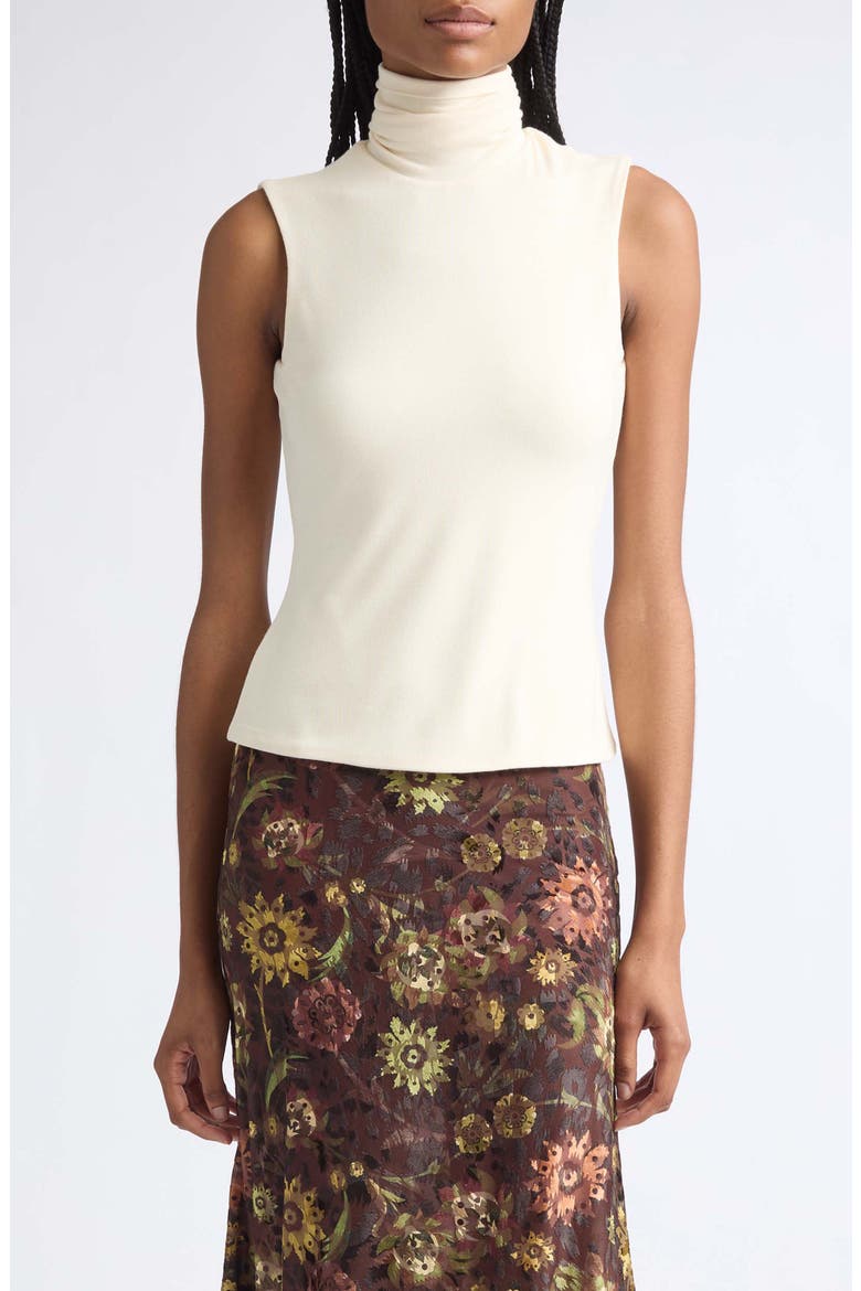 Lori Open Back Sleeveless Knit Top, Main, color, ECRU