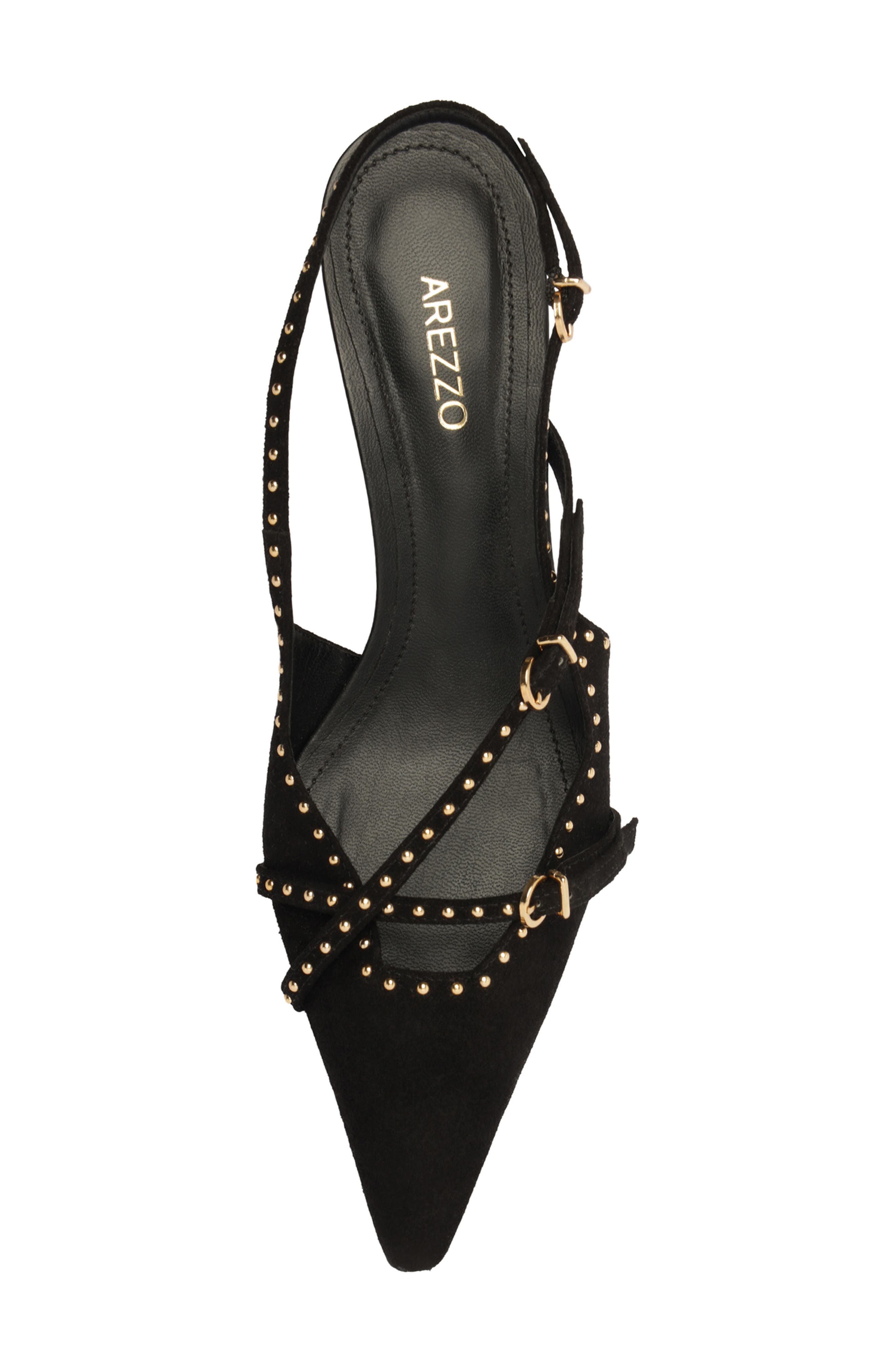 Arezzo Tiana Slingback Pump, Alternate, color, Black