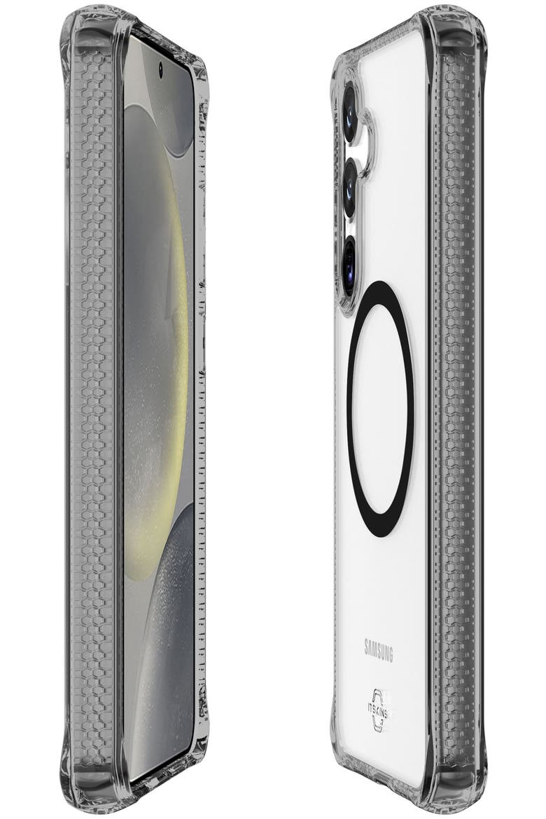 Hybrid_R Clear MagSafe Case for Samsung Galaxy S25 Plus, Alternate, color, Black