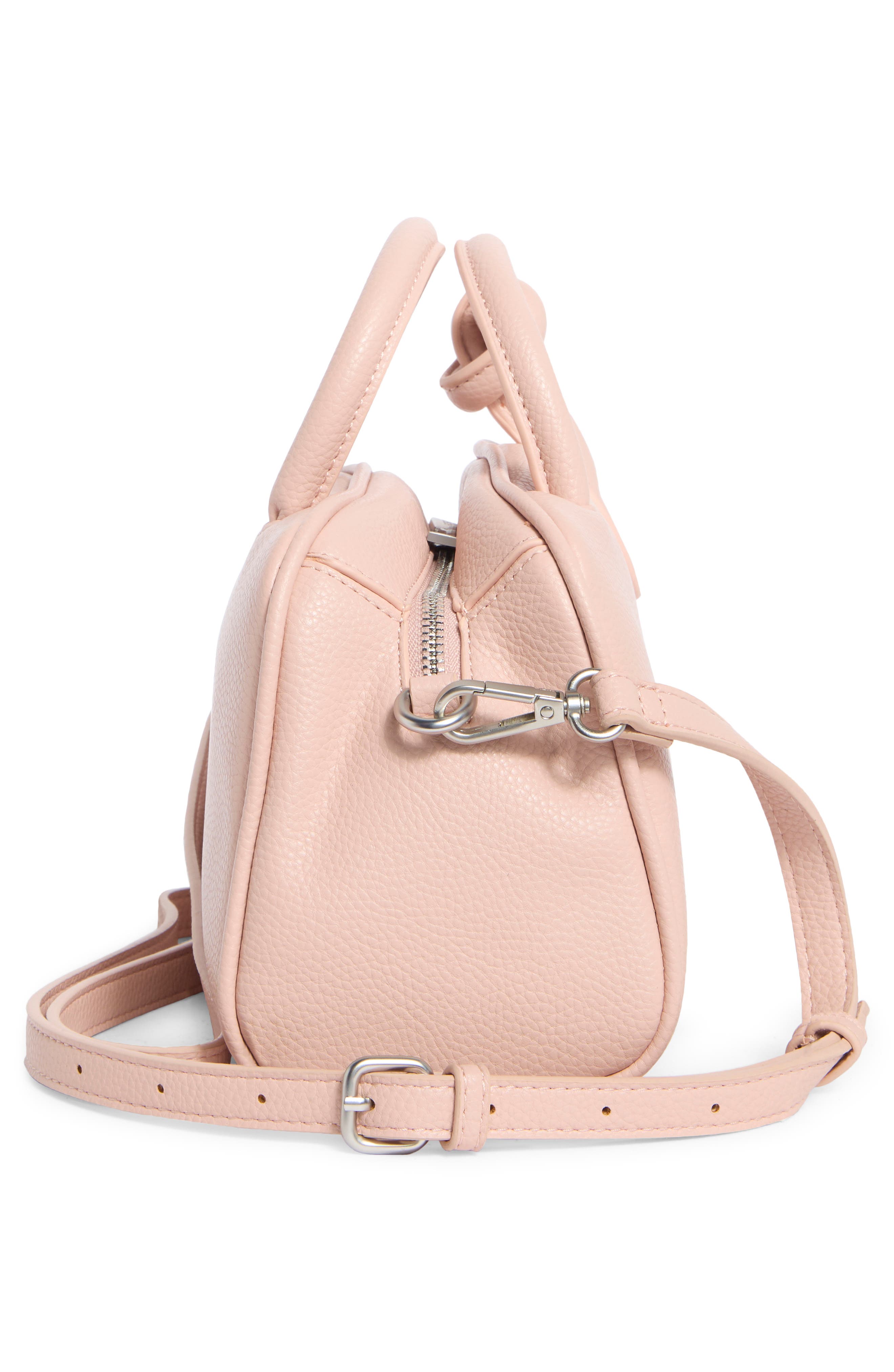 Knot Handle Satchel Bag, Alternate, color, BLUSH
