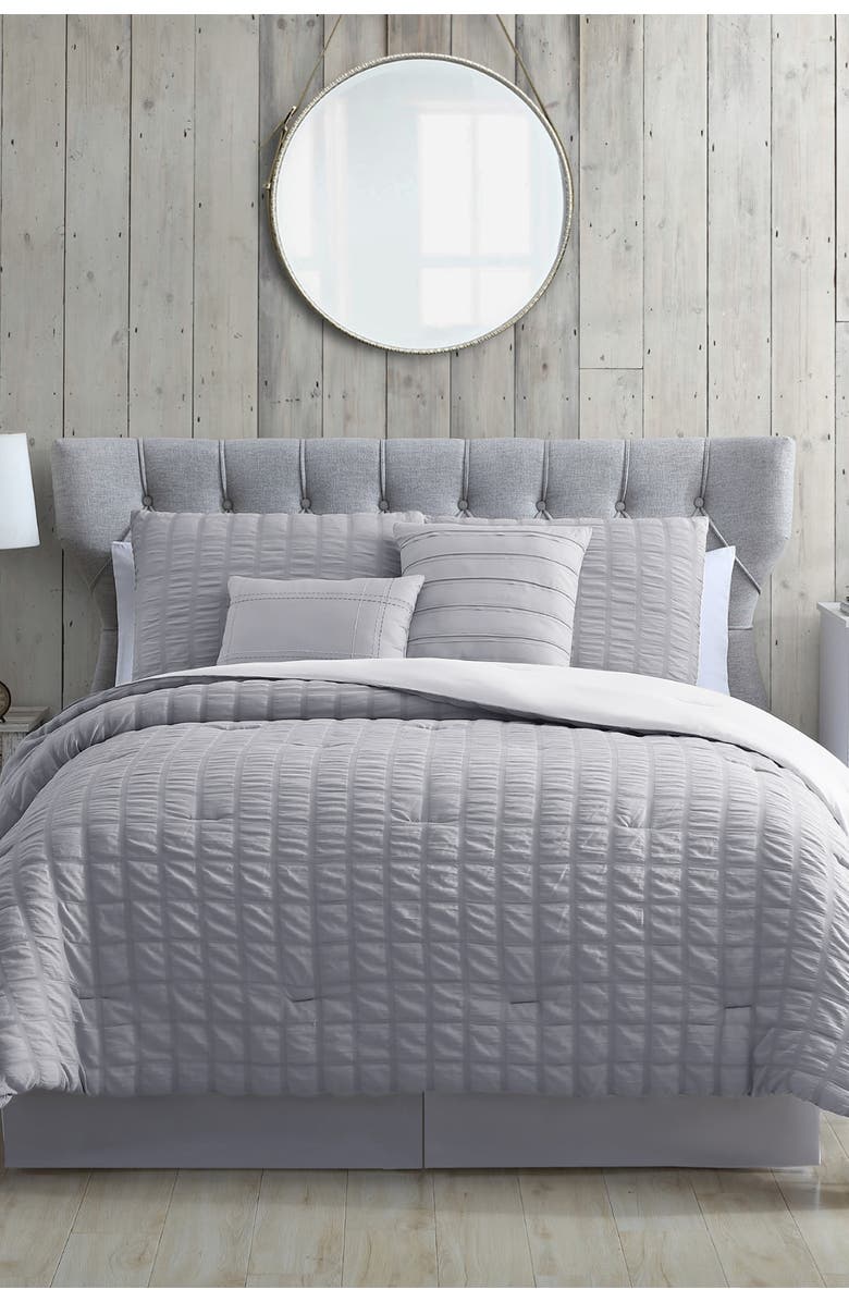Modern Threads 5-Piece Seersucker Comforter Set, Alternate, color, 