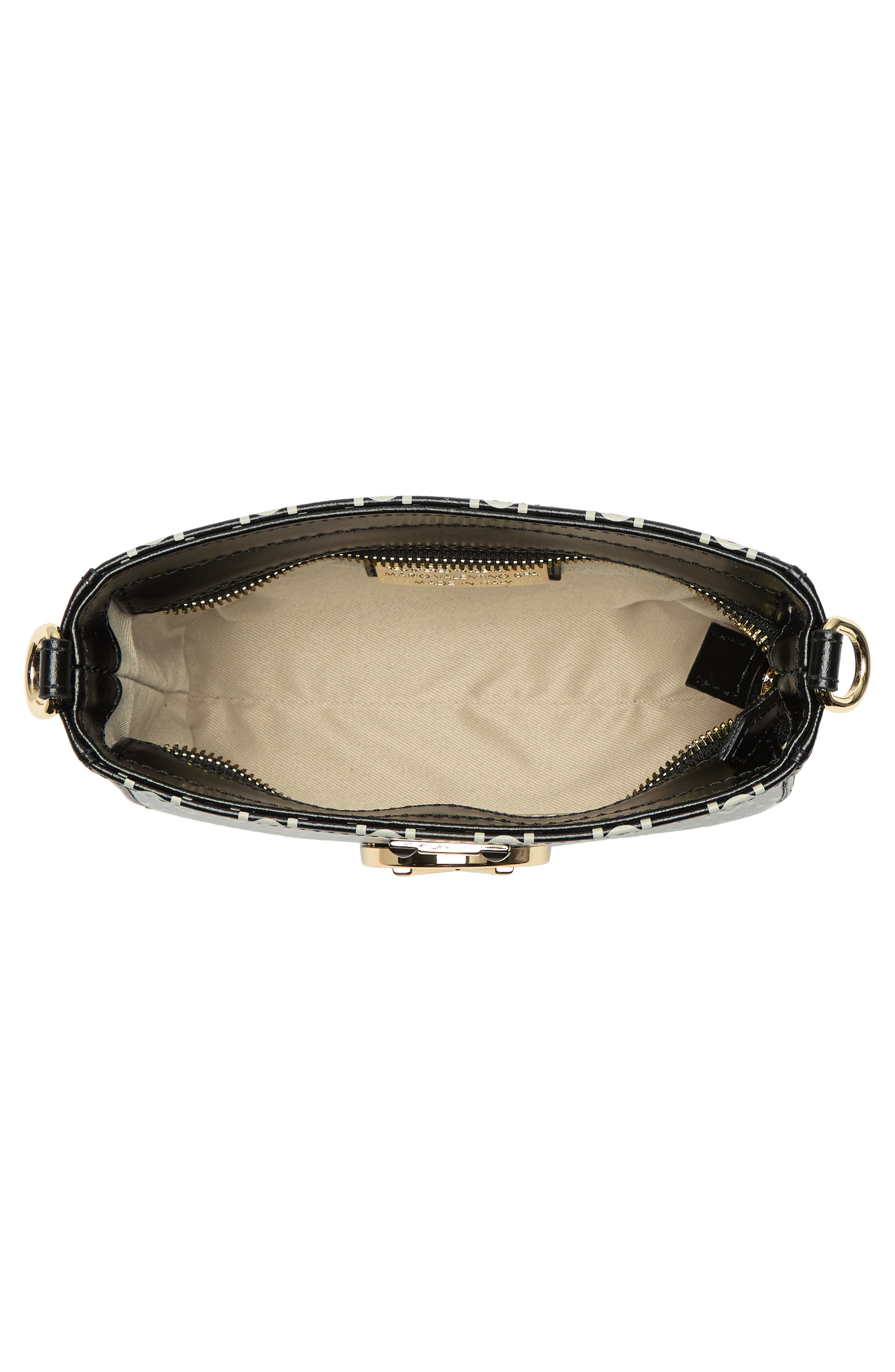 VALENTINO BY MARIO VALENTINO Yvette Monogram Leather Shoulder Bag ...