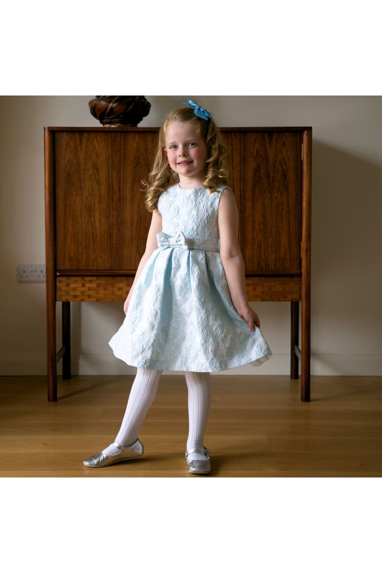 Floral Damask Dress, Alternate, color, Blue