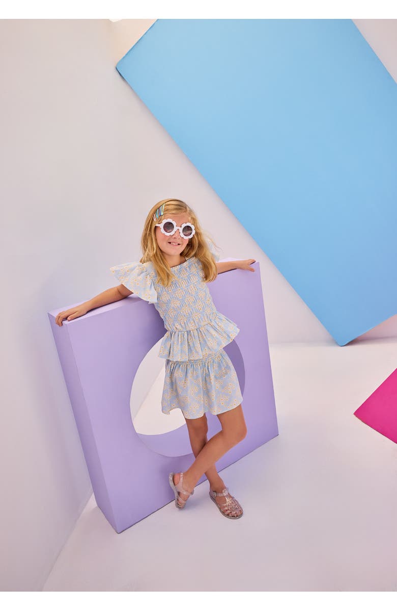 BISBY Kids' India Top, Alternate, color, Blue Ditsy Floral