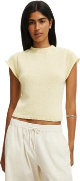 Cotton On Women's Textured Shortsleeve Knit Top