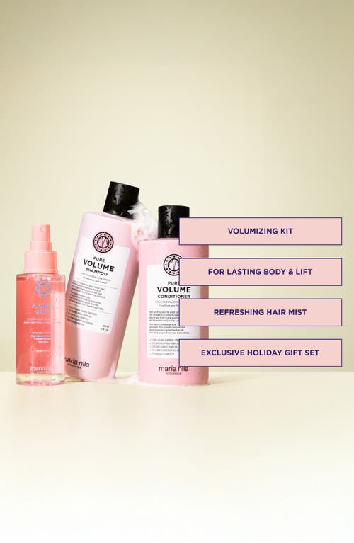 Maria Nila Beauty Box Pure Volume In Multi