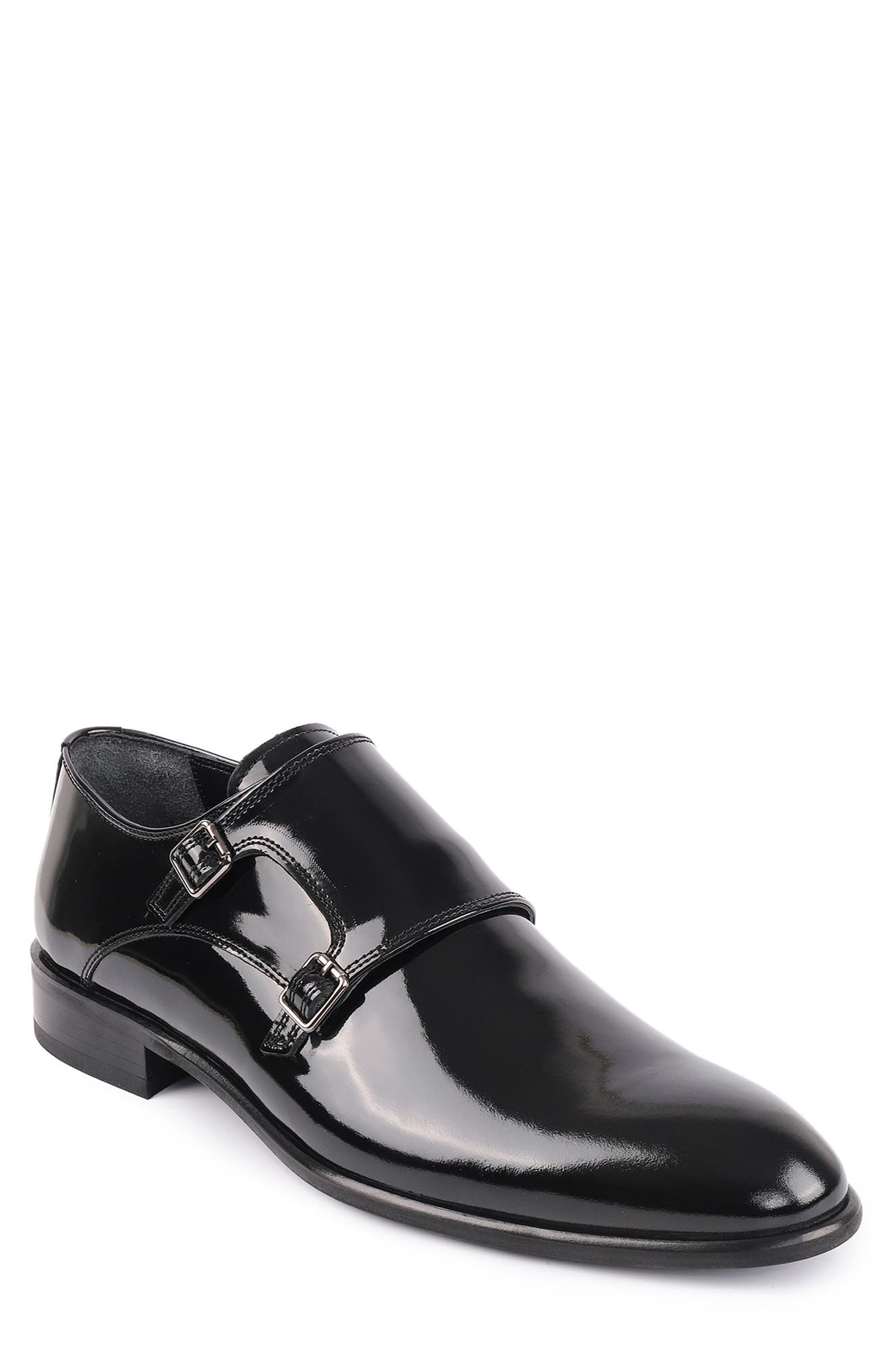 VELLAPAIS Macdona Double Monk Strap Leather Loafer