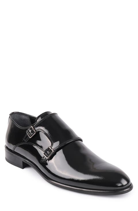 Macdona Double Monk Strap Leather Loafer (Men)