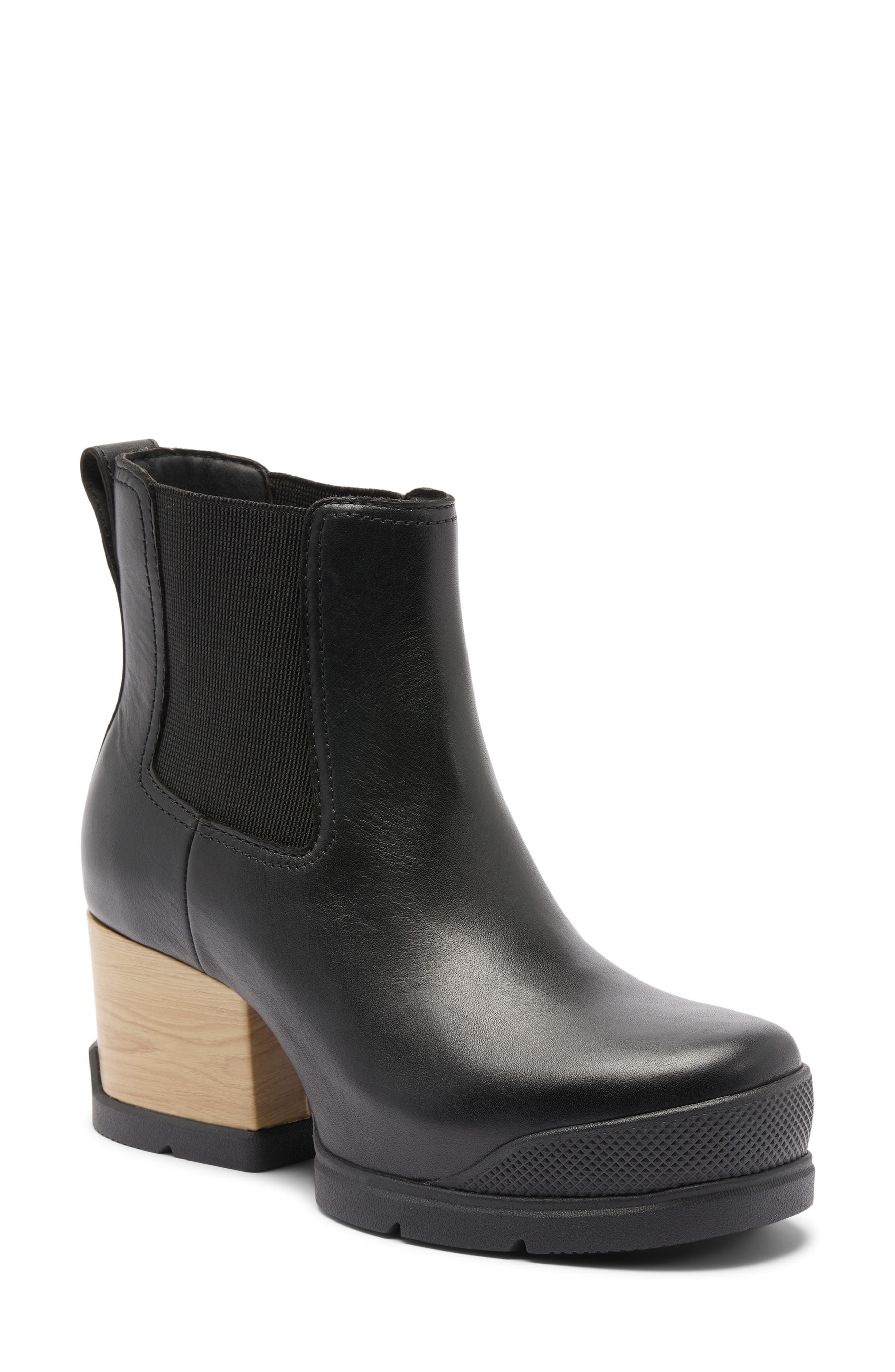 Roam'n™ Chelsea Platform Boot, Main, color, BLACK/ GUM