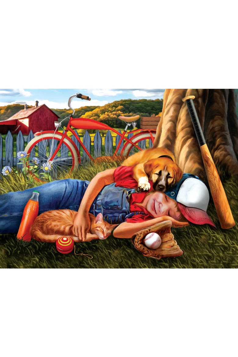 Break Time 500 piece Jigsaw Puzzle for Adults, Alternate, color, Multicolor