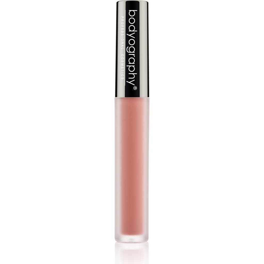 Shop Bodyography Lip Lava Liquid Lipstick In Jet Setter -peach Nude Matte