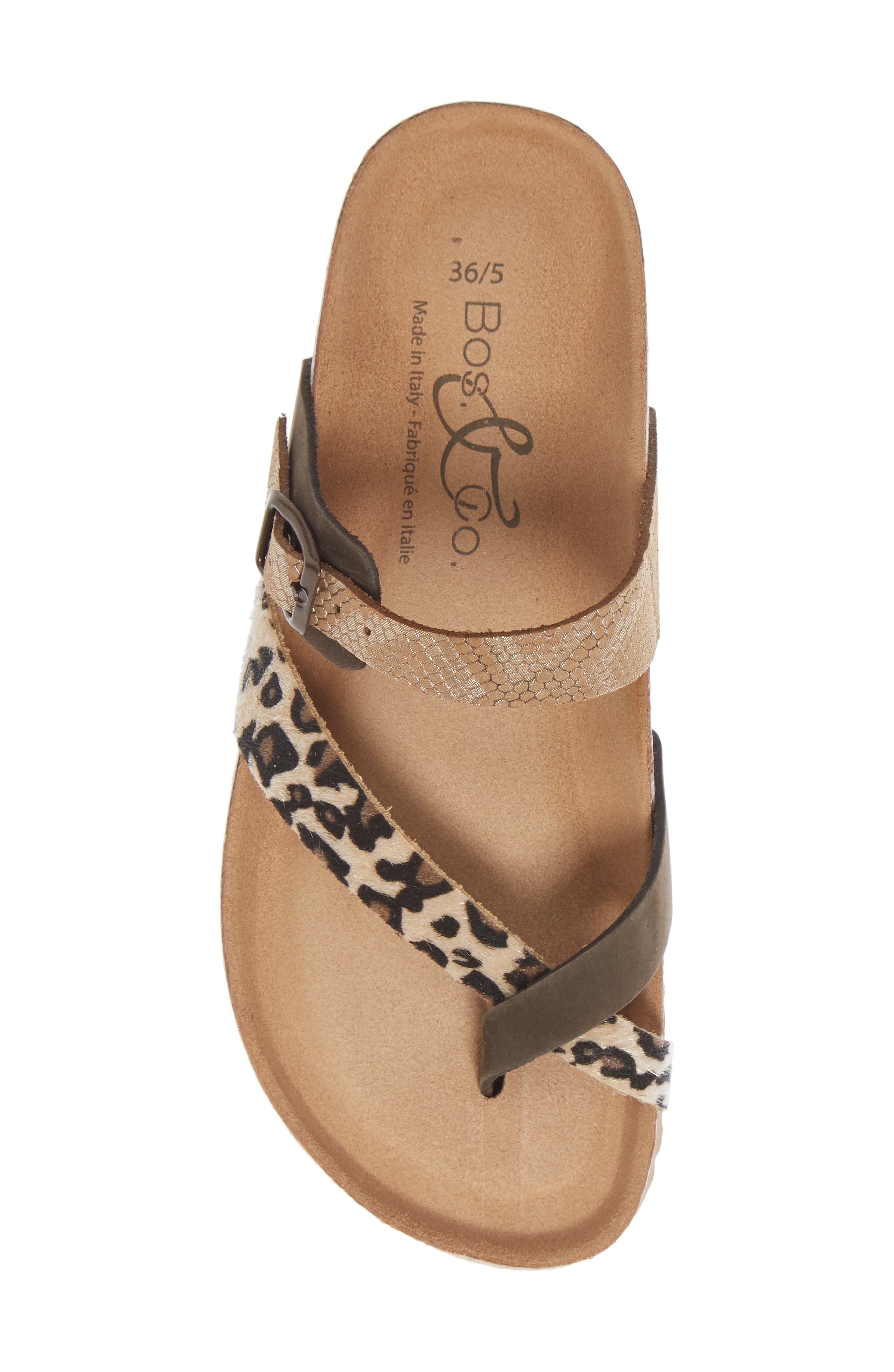 Parr Sandal, Alternate, color, ANIMAL PRINT FAUX FUR