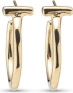 UNODE50 Polished Round Earrings