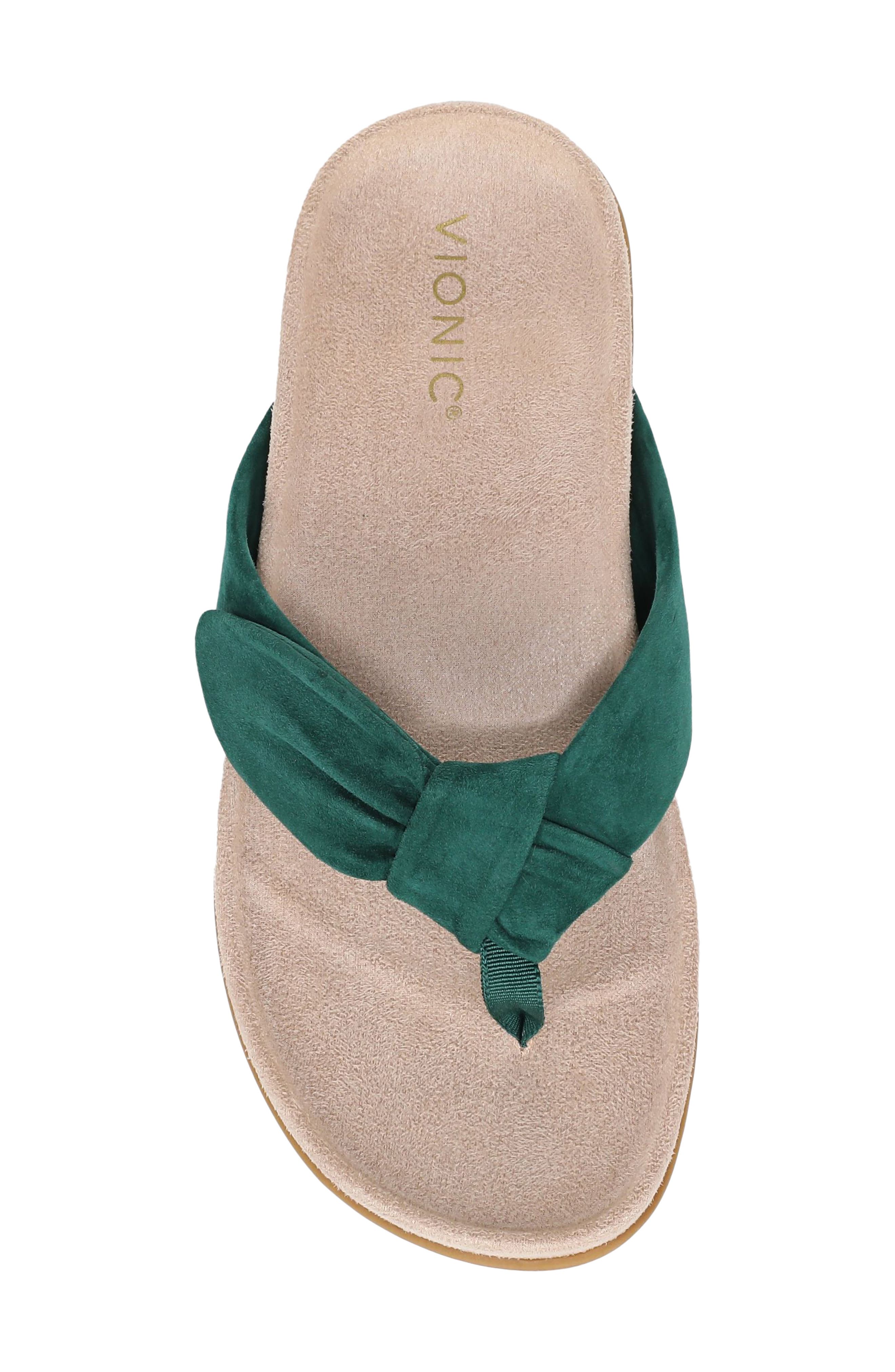 Vionic Eva Flip Flop, Alternate, color, Posy Green
