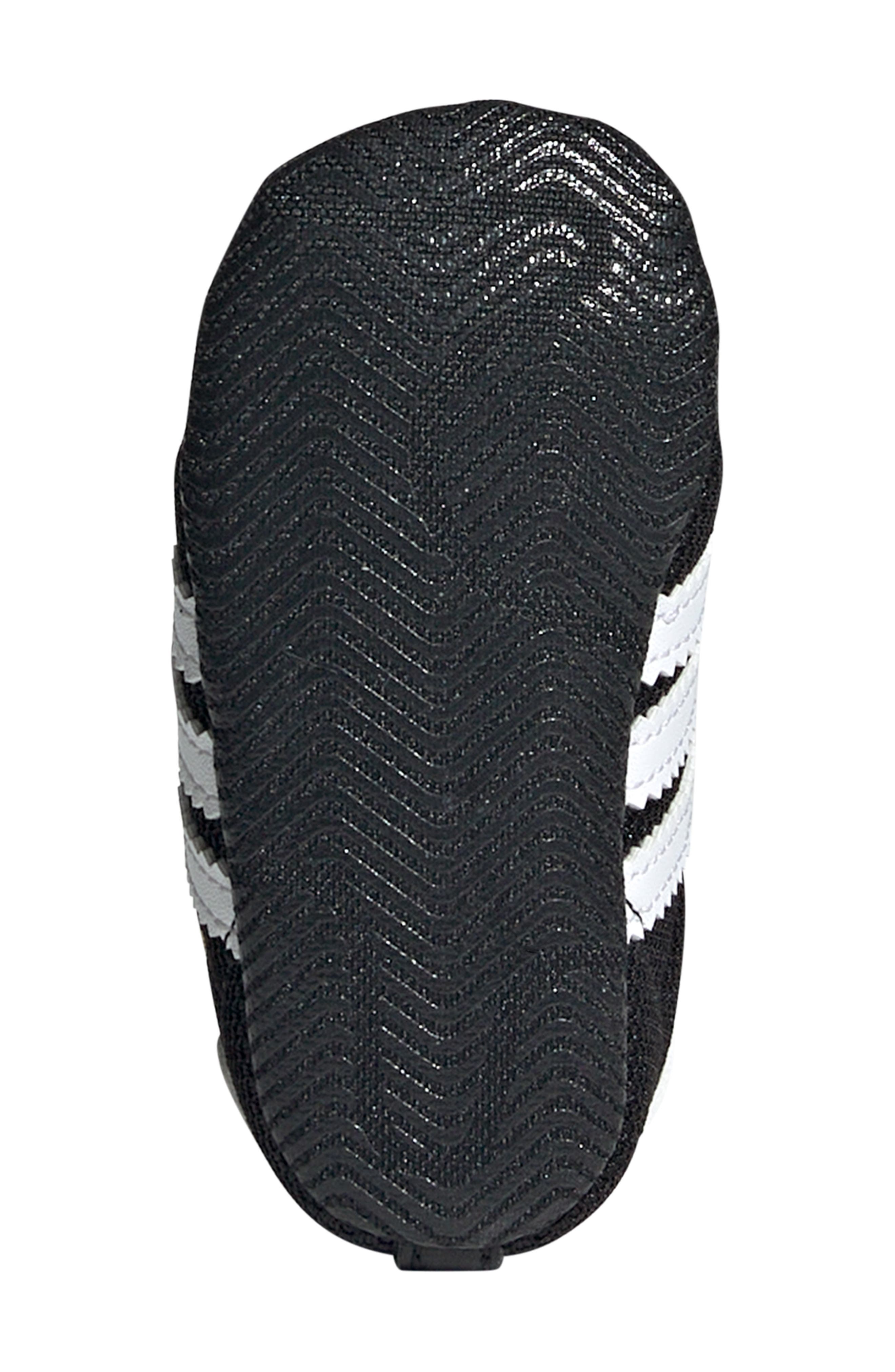 adidas Kids' Superstar Crib Shoe, Alternate, color, Black/ White/ Gold Metallic