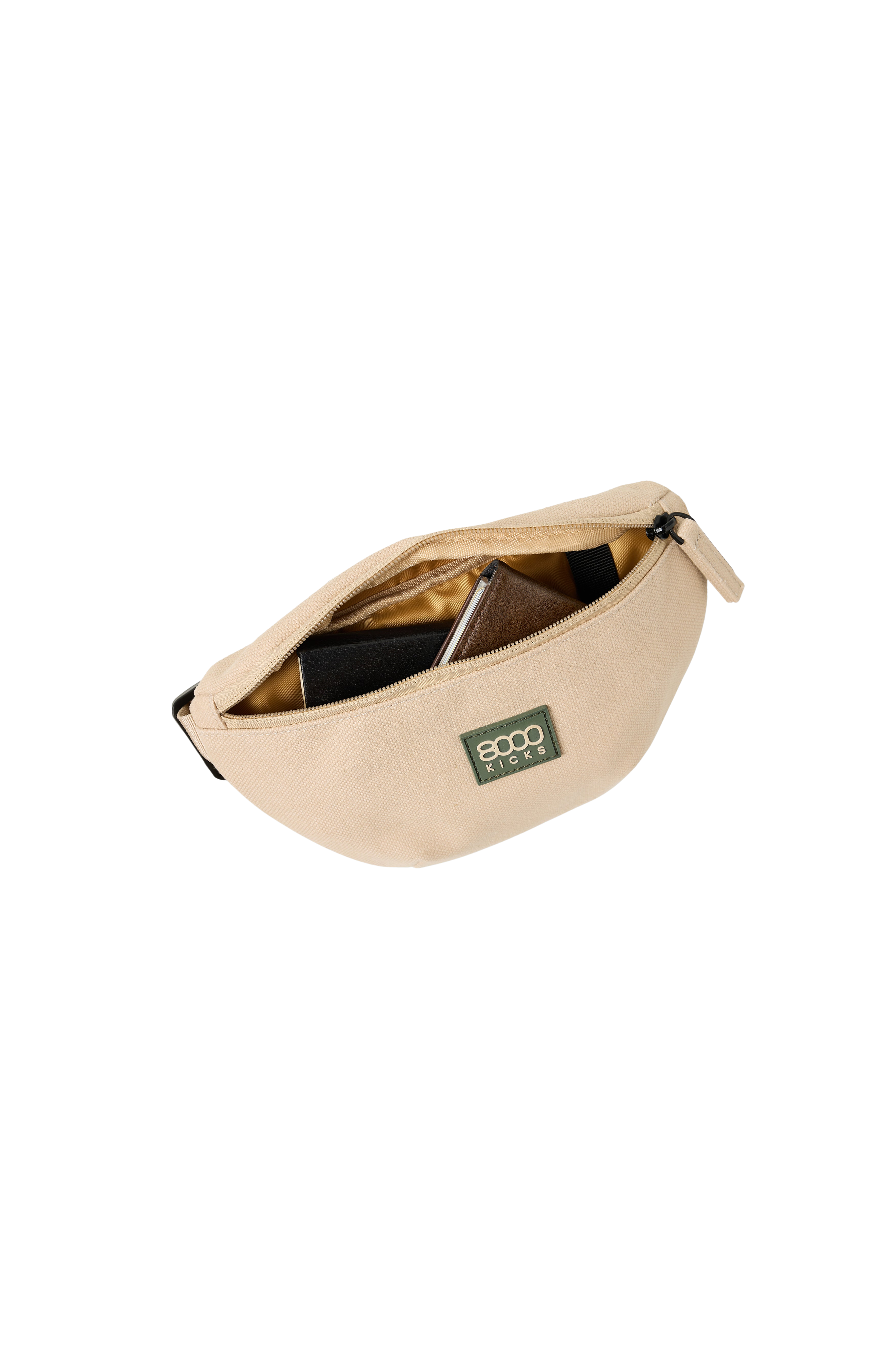 8000Kicks Hemp Fanny Pack, Alternate, color, Beige