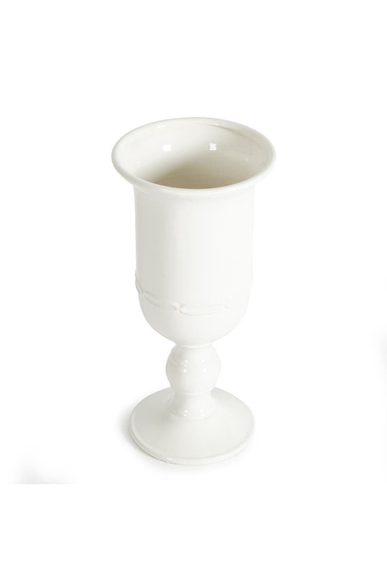Mirabelle Petite Pedestal Urn, Main, color, White