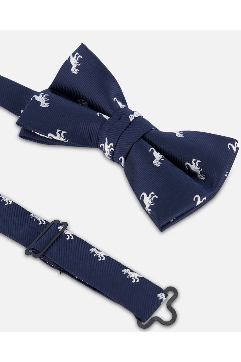Dino Bow Tie, Alternate, color, Blue Dino Print