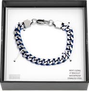 NORDSTROM RACK Men's Edge Two-Tone Curb Chain Bracelet