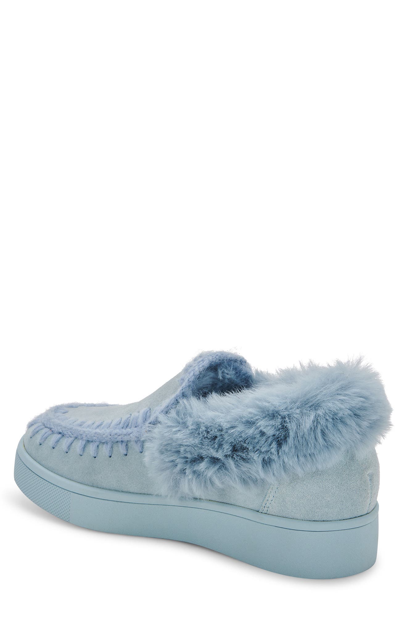 Aria Waterproof Slip-On, Alternate, color, BLUE SUEDE