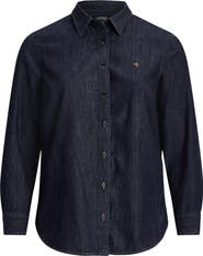 Lauren Ralph Lauren Jamelko Denim Button-Up Shirt