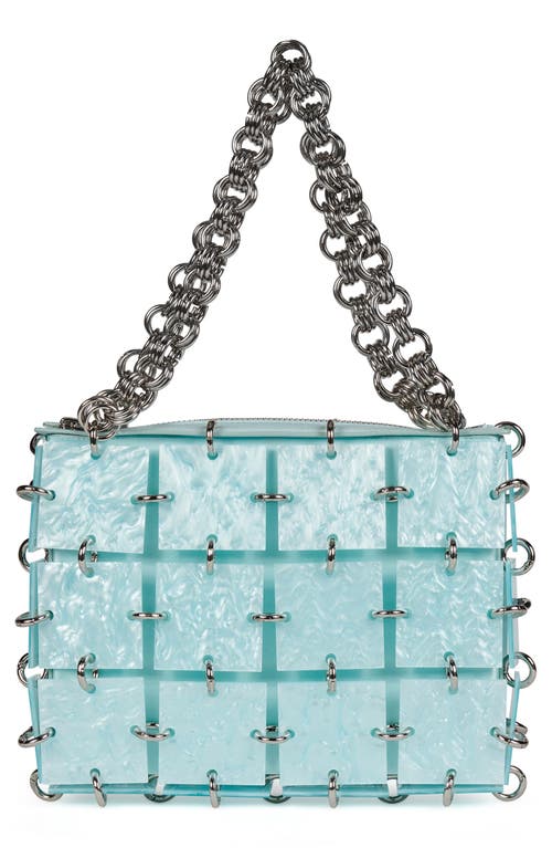 Jeffrey Campbell Les-filles Shoulder Bag In Mint Satin Combo