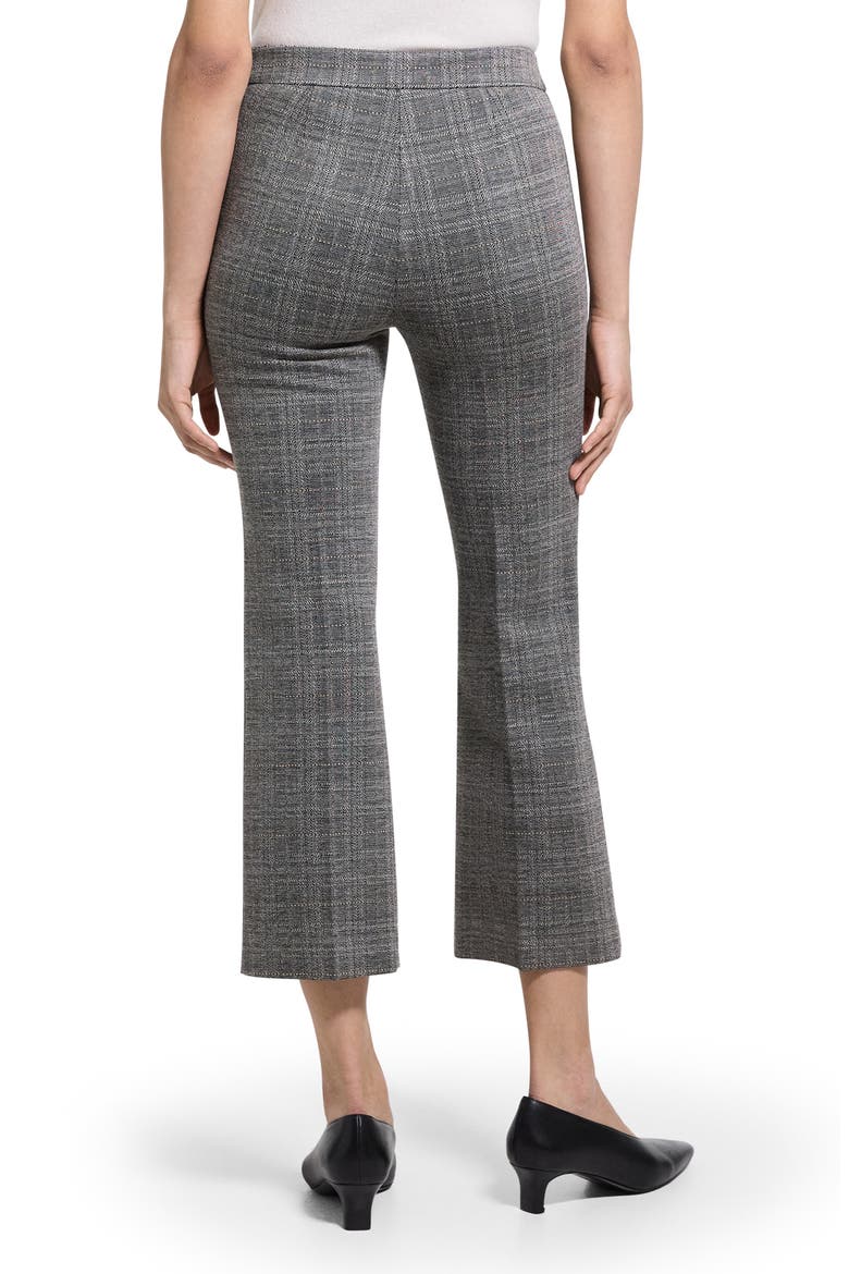 Glen Plaid Ankle Kick Pants, Alternate, color, TAN MULTI