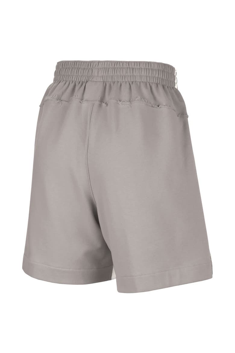 Women's Nike  Gray WNBA Gear WNBA Fly Basketball Tri-Blend Fleece Shorts, Alternate, color, Gray