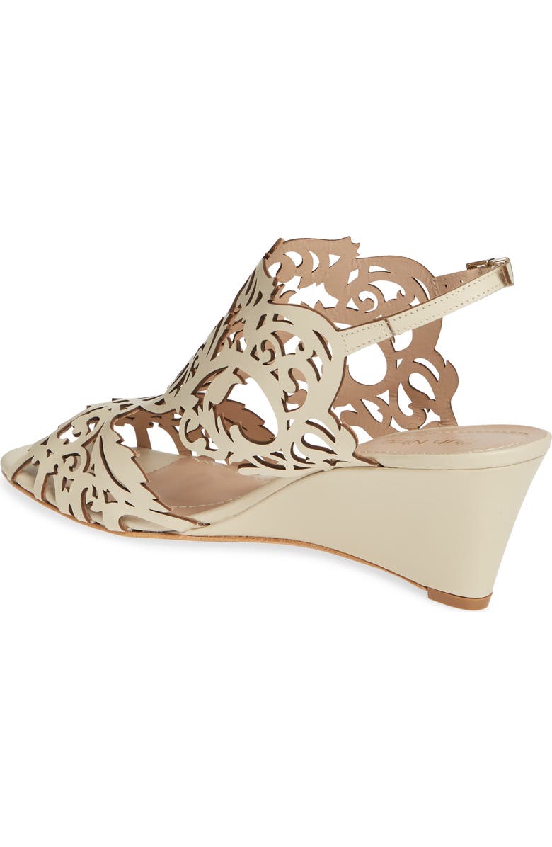 Klub Nico Marcela Laser Cutout Wedge Sandal, Alternate, color,