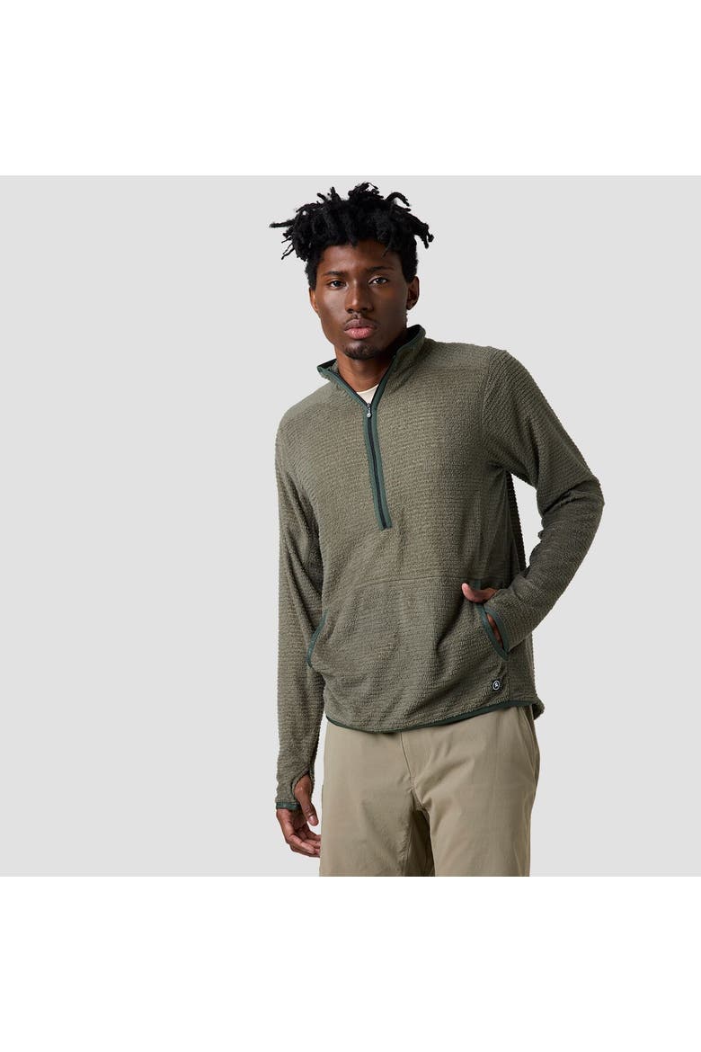 Highliner Primaloft Air-Perm Fleece 1/4-Zip - Men's, Main, color, Kalamata