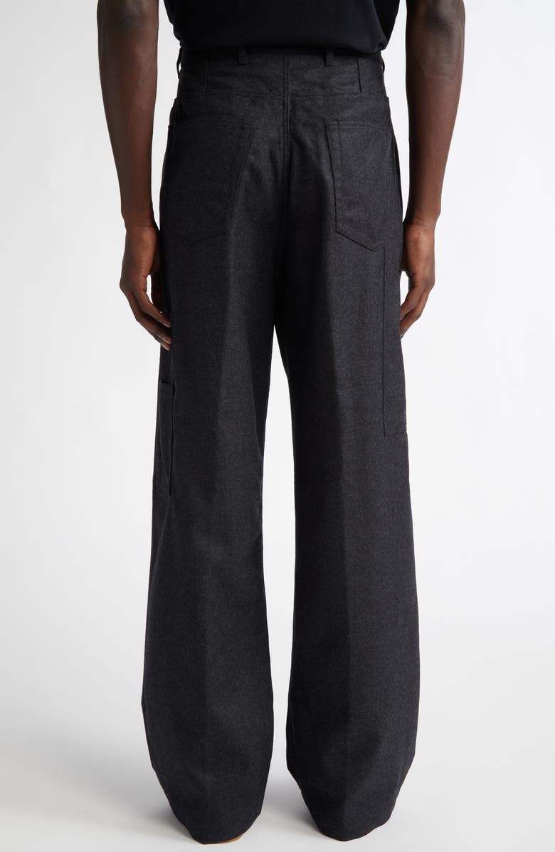 Dries Van Noten Pickerby Straight Leg Wool Pants, Alternate, color,
