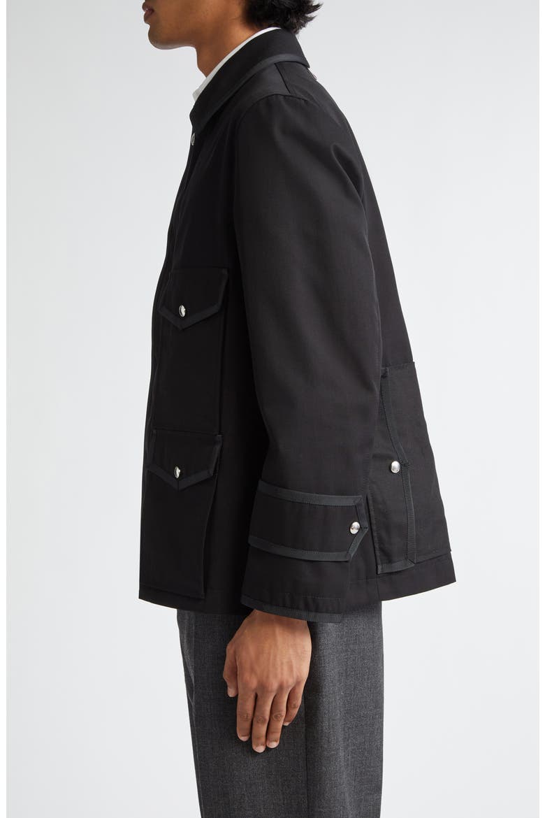 Utility Field Jacket, Alternate, color, BLACK