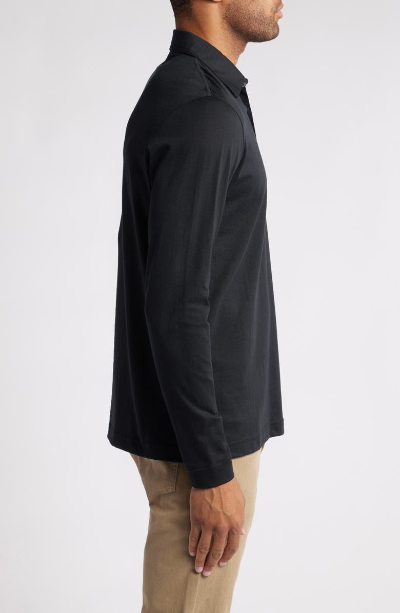 Scott Barber Long Sleeve Pima Cotton Jersey Polo, Alternate, color, 