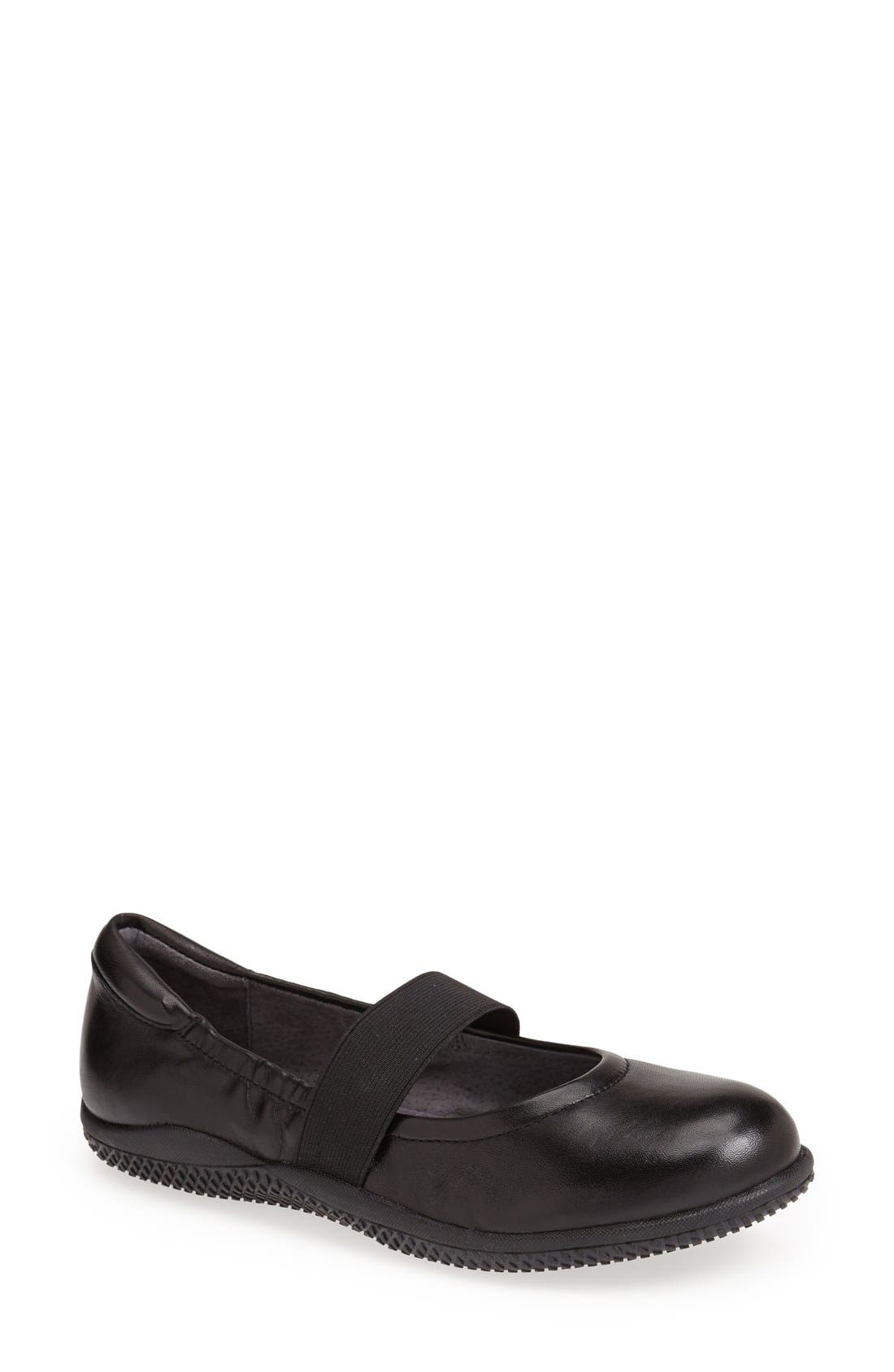 'High Point' Mary Jane Flat, Main, color, BLACK
