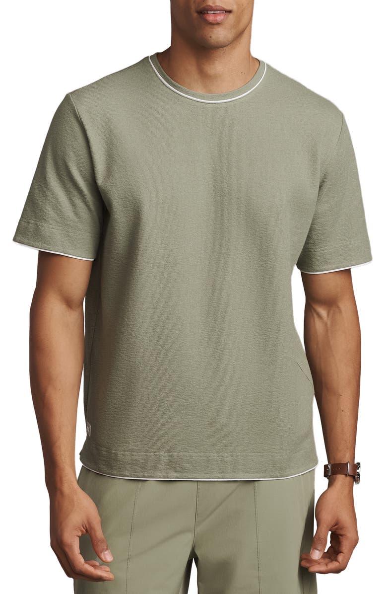 Rhone Seaside French Terry T-Shirt, Main, color, Green Sage
