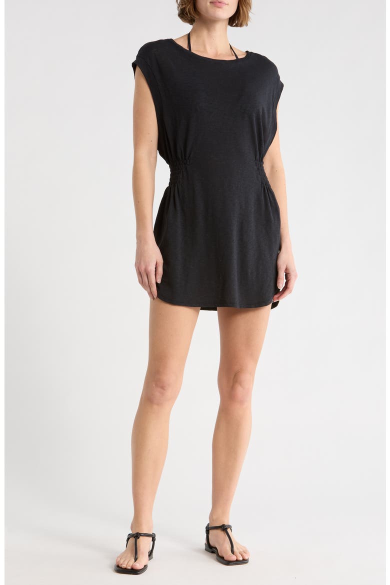 Swami Cover-Up Shirt, Main, color, BLACK