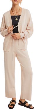 Free People Solar Cardigan 
Pants Set